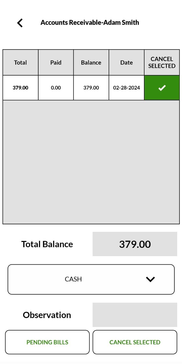 Register Receivable