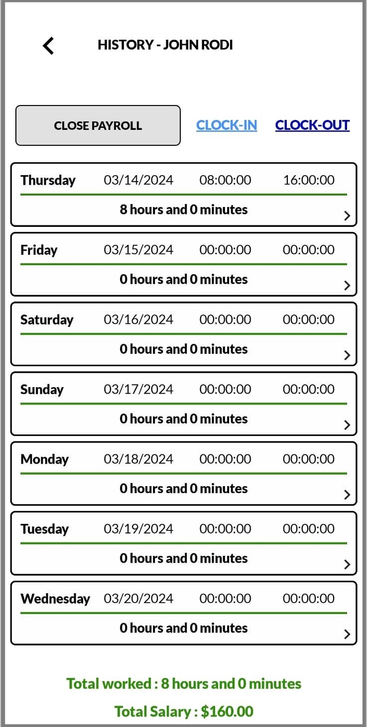 Payroll Control