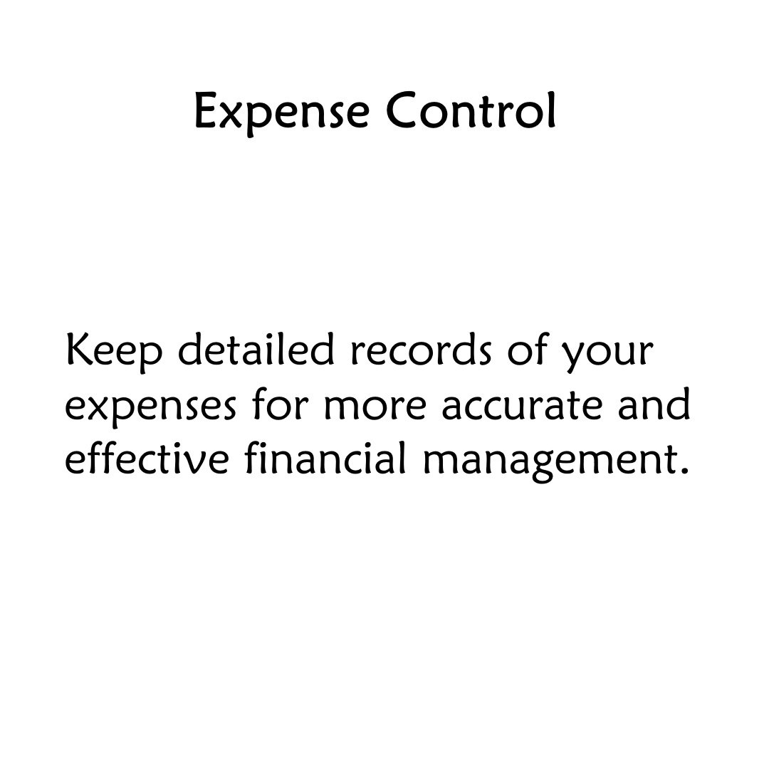 Expense Control